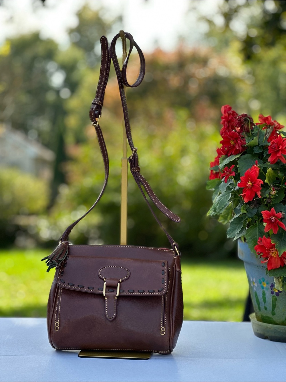 Dooney & Bourke Florentine Leather Pocket Crossbody